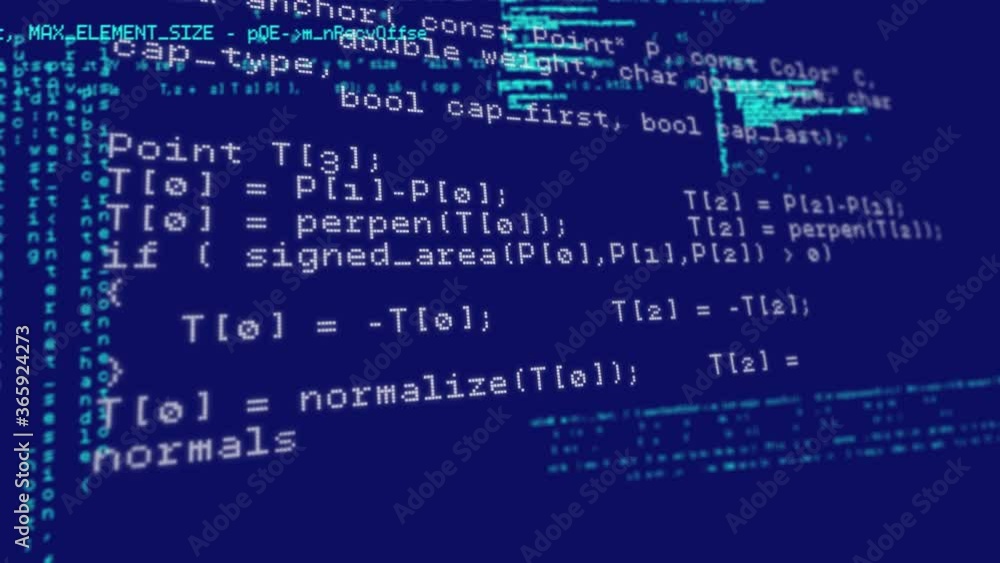 Data processing against blue background Data processing against blue background