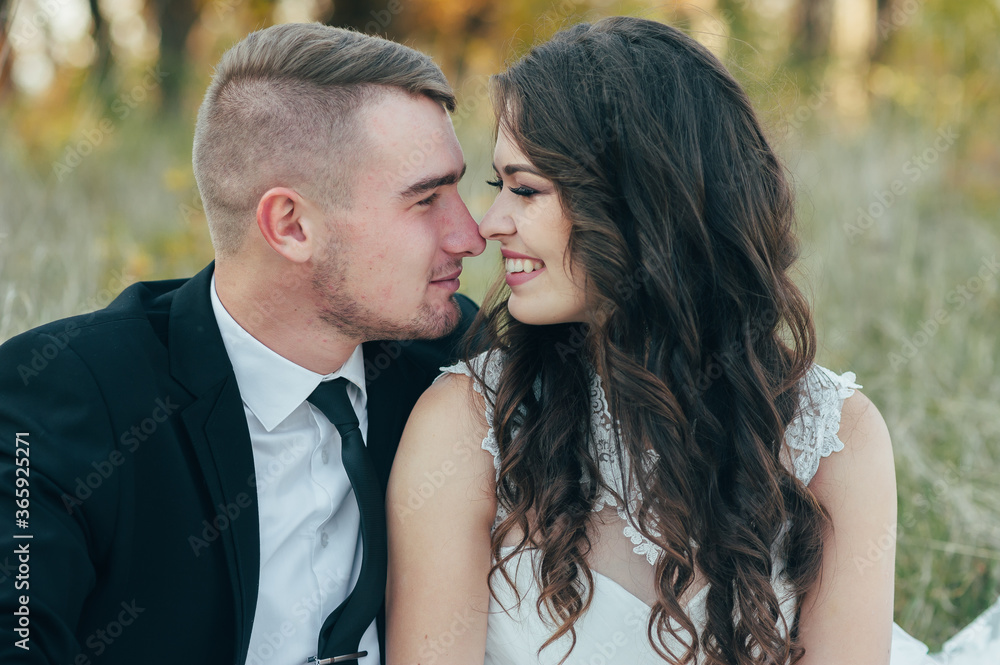 Happy couple.Wedding photo.Couple in love Happy couple.Wedding photo.Couple in love