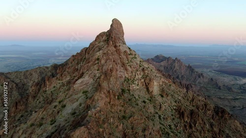 Rock mountain landscape outside Yuma