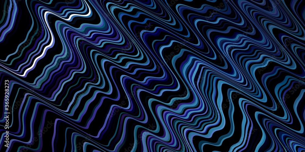 Dark Pink, Blue vector pattern with curves. Colorful illustration, which consists of curves. Template for your UI design.