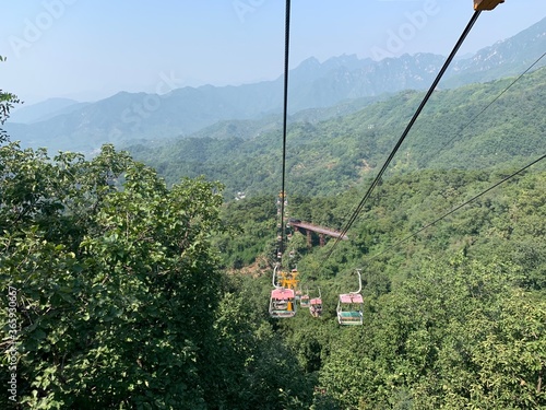 Télécabines de la Grande Muraille de Chine