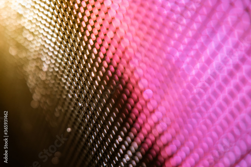 CloseUp LED blurred screen. LED soft focus background. abstract background ideal for design.