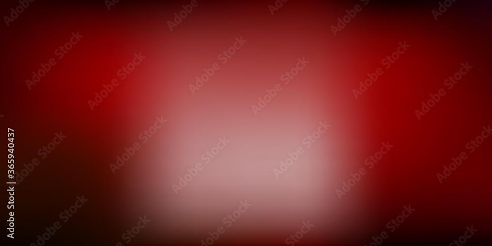 Obraz premium Dark Green, Red vector gradient blur background.