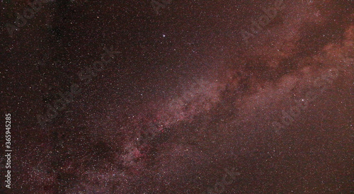 La Voie Lactée astrophotographie avec appareil photo reflex