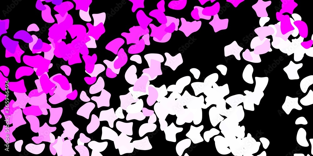 Dark pink vector background with random forms. Dark pink vector background with random forms.