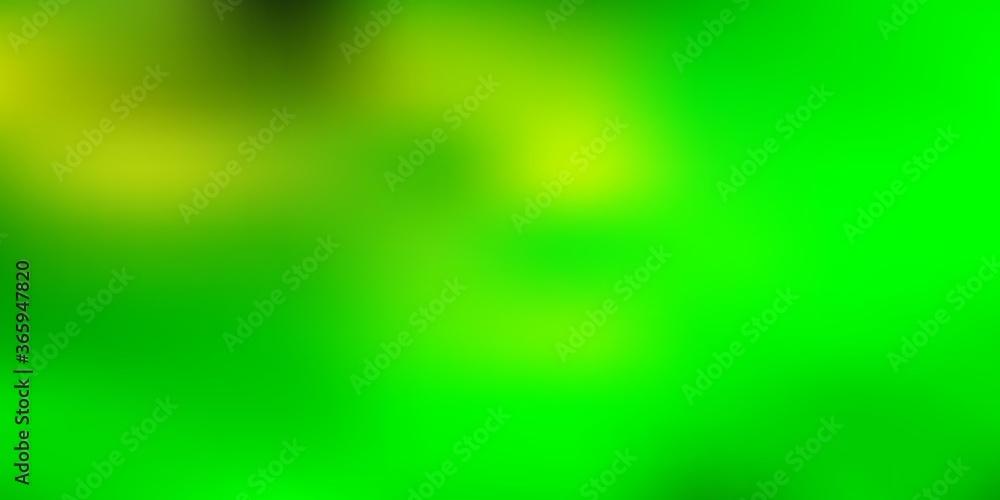 Light green, yellow vector abstract blur drawing. Light green, yellow vector abstract blur drawing.