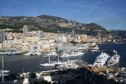 Fototapeta Naklejka Na Ścianę i Meble -  port of Monaco, La condamine, Monaco yacht club