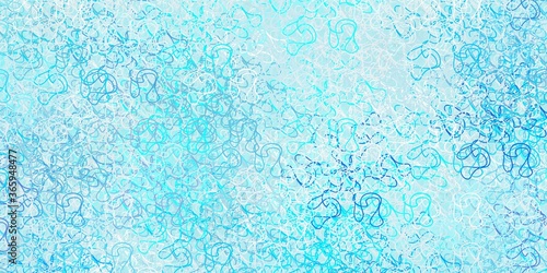 Light blue vector background with wry lines.