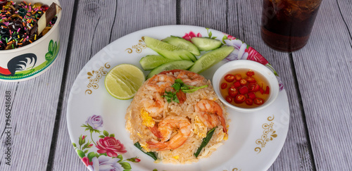 Thai Street Food with Fried Ice Cream 