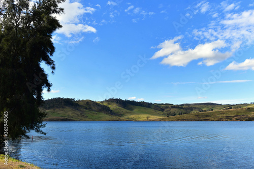 A view at Lake Lyell near Lithgow in Australia photo