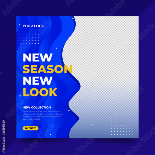 Fashion sale instagram or facebook banner template