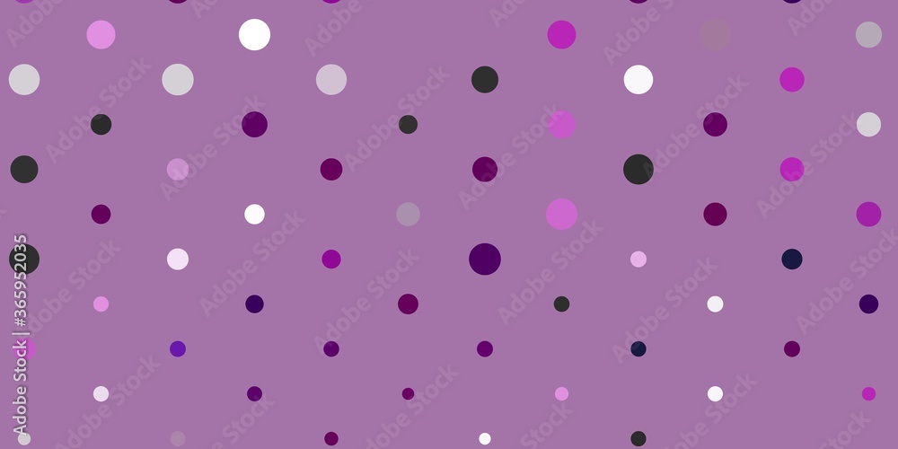 Light purple vector pattern with spheres.