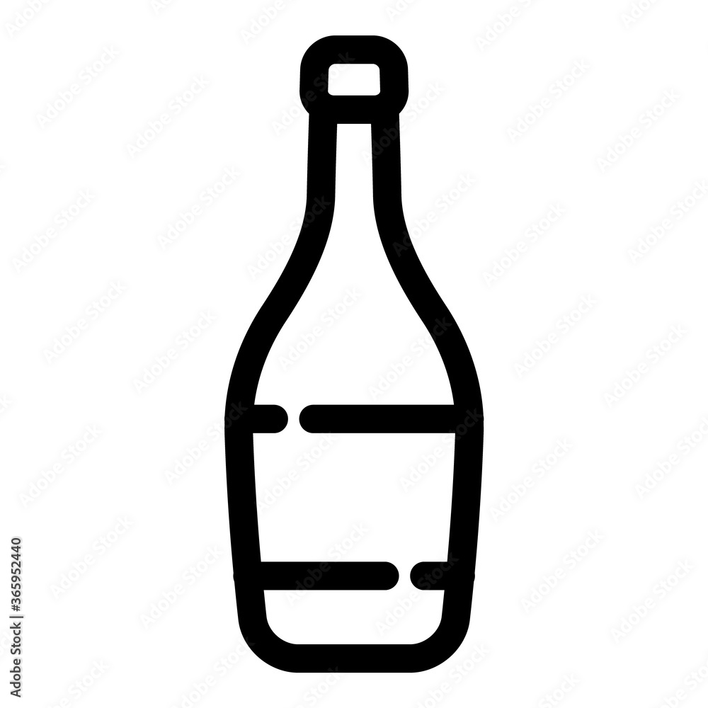 Bottle Flat Icon Isolated On White Background Flat Icon Isolated On White Background Bottle Flat Icon Isolated On White Background Flat Icon Isolated On White Background