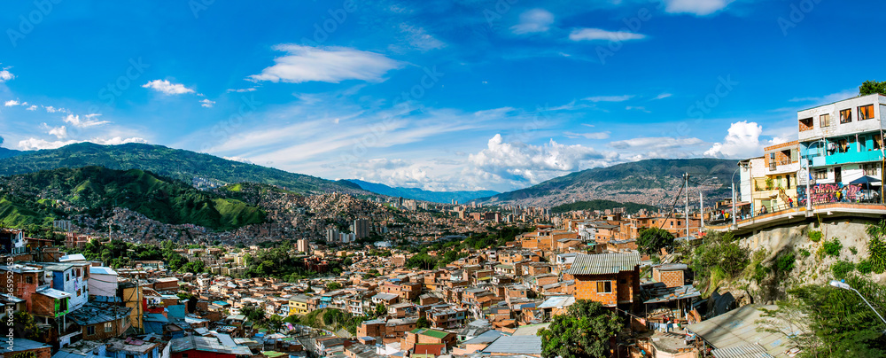 Cityscape of Medellin - Colombia City 