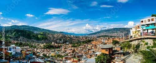 Fototapeta Naklejka Na Ścianę i Meble -  Cityscape of Medellin - Colombia City 