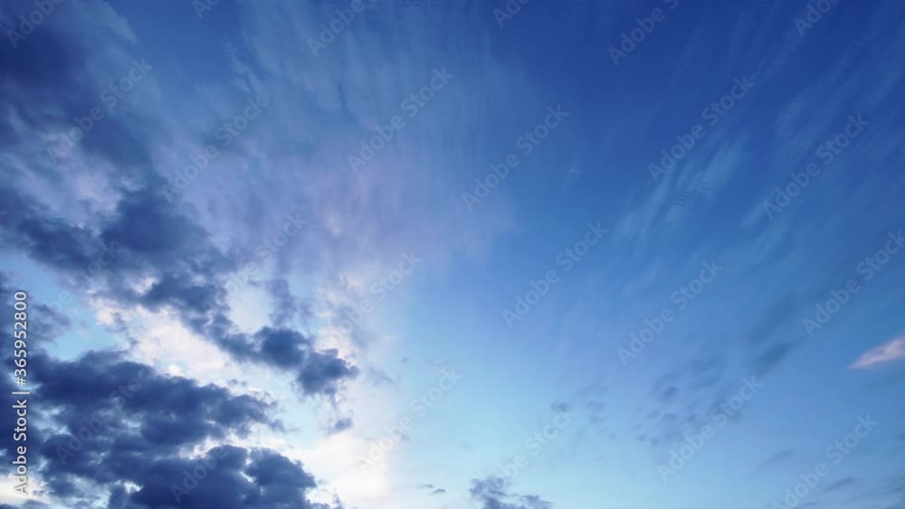 Cloud on blue sky time lapse Cloud on blue sky time lapse