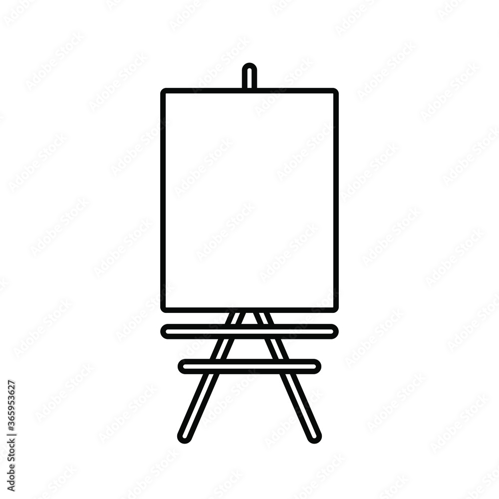 Canvas icon vector simple design Canvas icon vector simple design