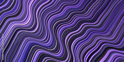Dark Purple vector template with lines.