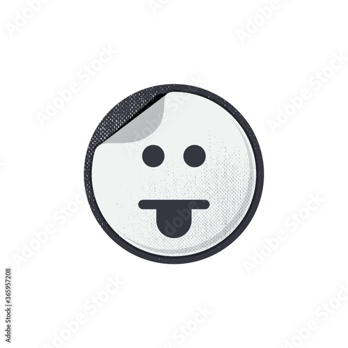 emoticon with tongue sticking out