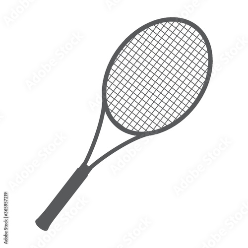 tennis racket © captainvector