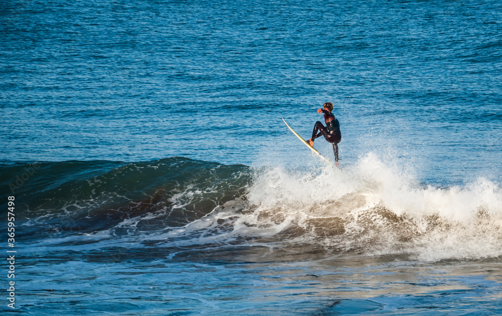 surfer in action