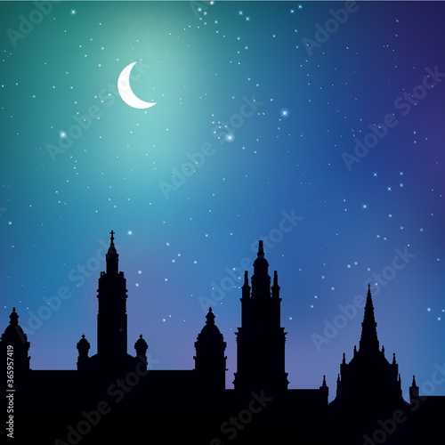 night sky background