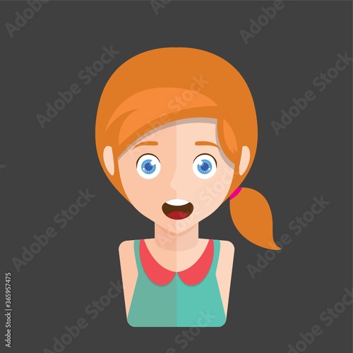 girl shocked