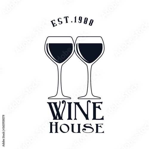 wine house label