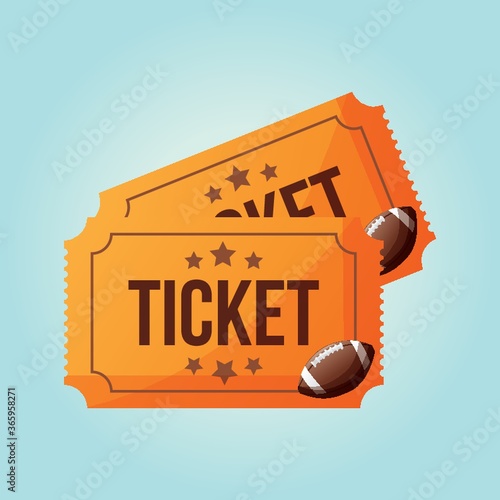 american football ticket