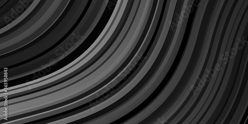 Light Gray vector background with lines. Bright sample with colorful bent lines, shapes. Pattern for ads, commercials.