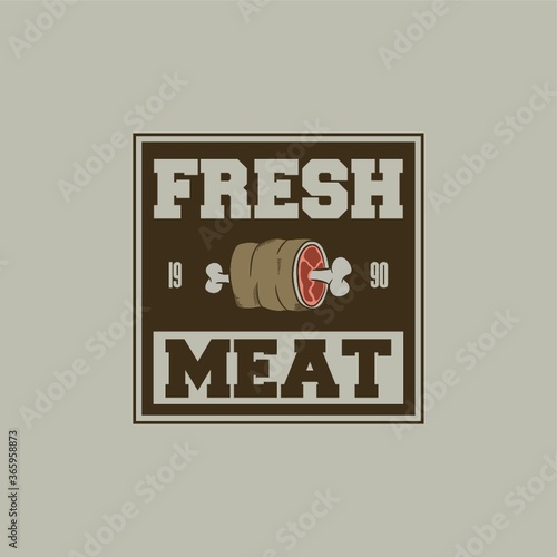 meat shop label