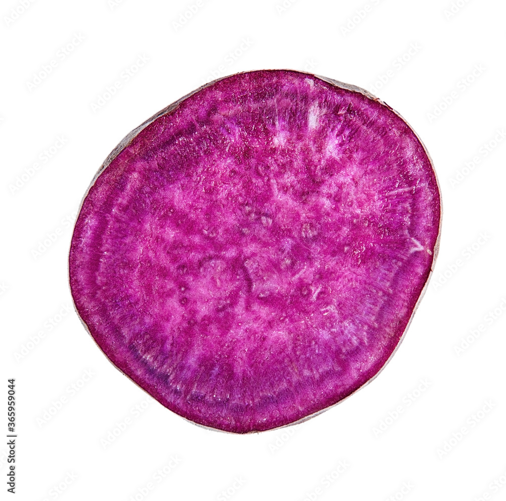 purple yams isolated on white background purple yams isolated on white background