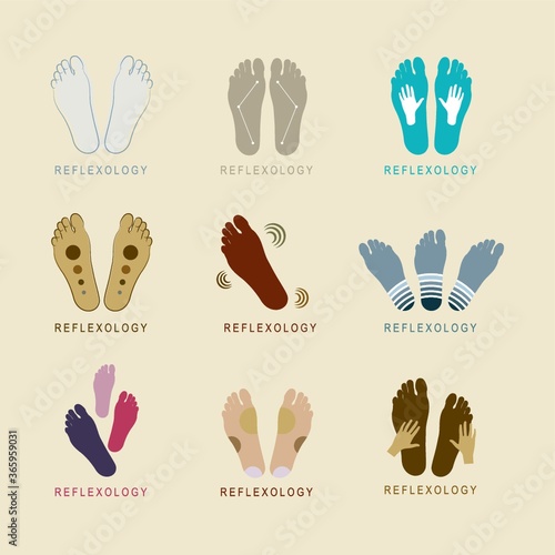 infographic of reflexology