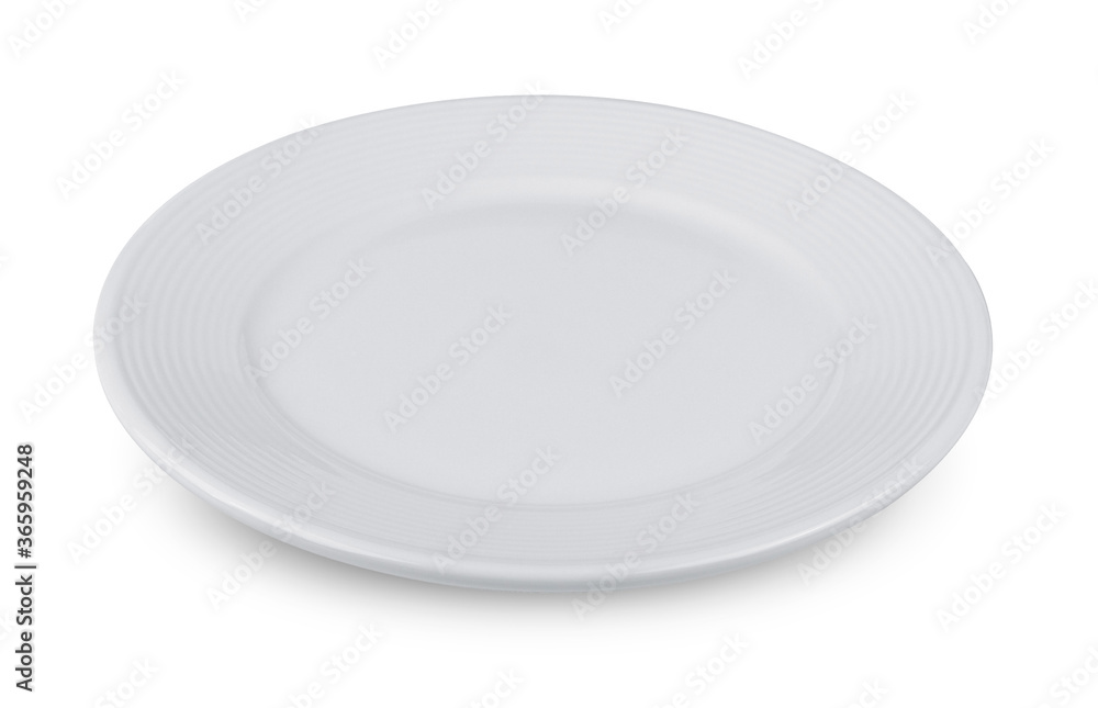white plate isolated on white background white plate isolated on white background