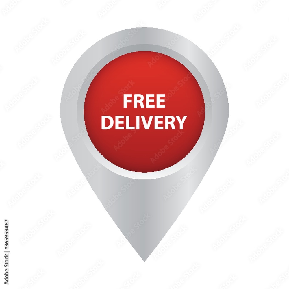free delivery label free delivery label