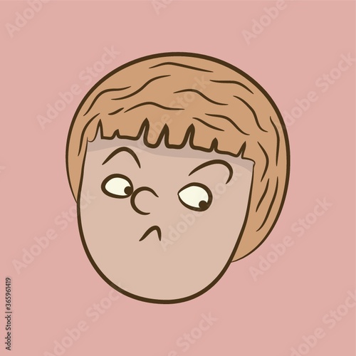 boy with jealous expression