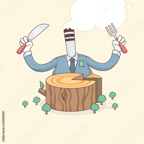 man holding knife and fork