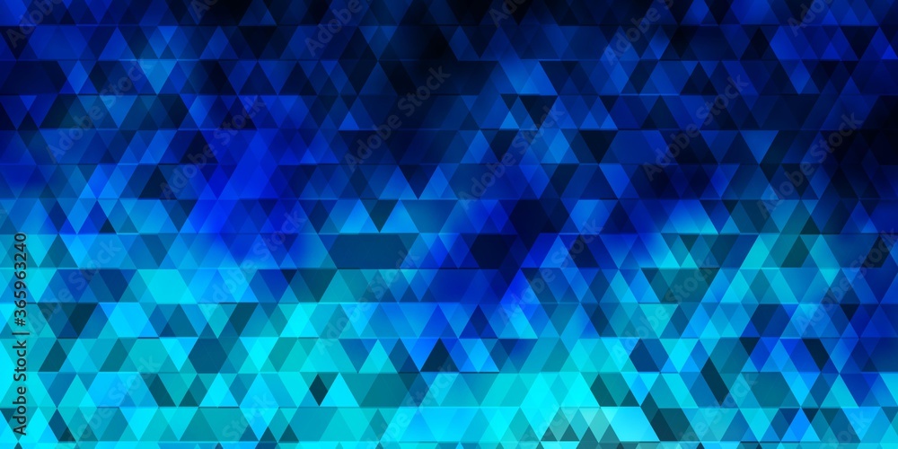 Light BLUE vector backdrop with lines, triangles. Light BLUE vector backdrop with lines, triangles.