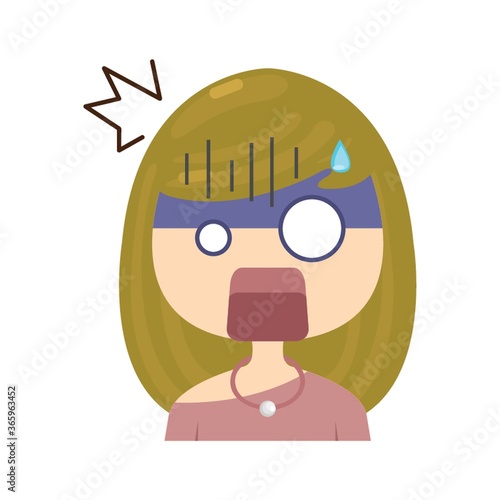 woman feeling frustrated