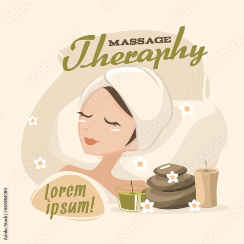 woman in spa