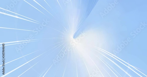 Light rays artistic background animation