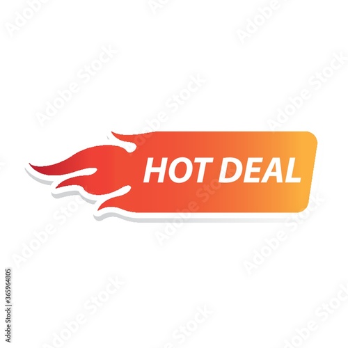 hot deal label