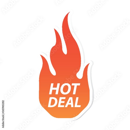 hot deal label