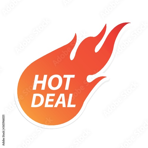 hot deal label