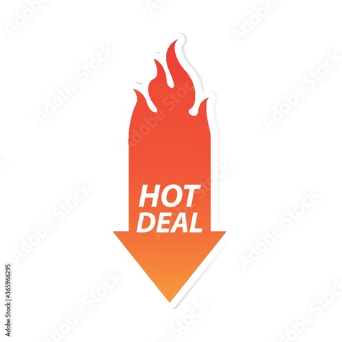 hot deal label