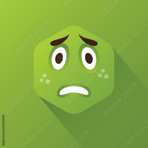 frightened emoticon