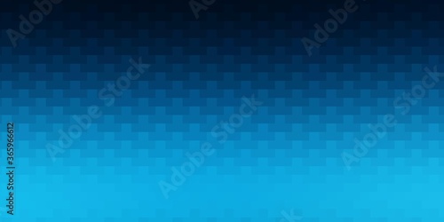Dark BLUE vector backdrop with rectangles. Illustration with a set of gradient rectangles. Modern template for your landing page.