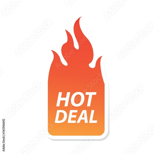 hot deal label