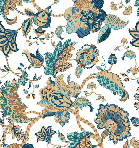 ornamenatl paisley seamless pattern, texture effect. Indian ornament.