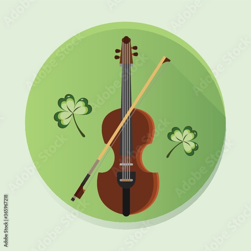 violin and fiddle stick